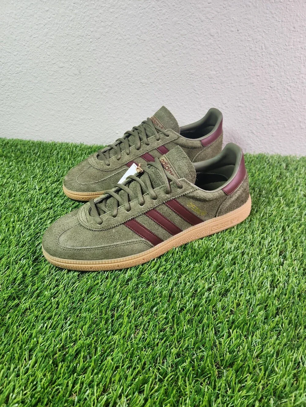 NEW Adidas Handball Spezial Olive Brown - Size 12 Men's